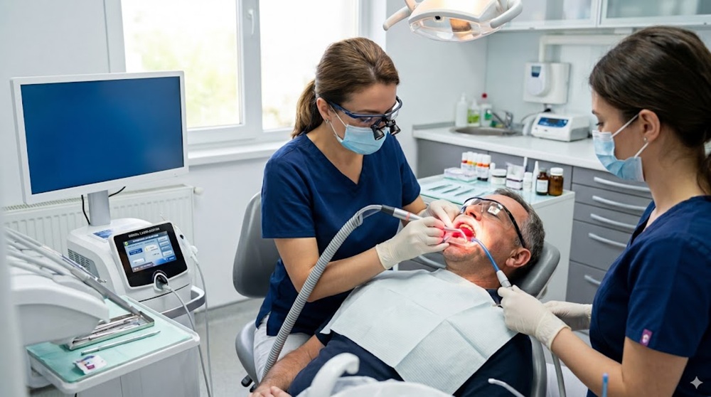 parodontoza tratament laser