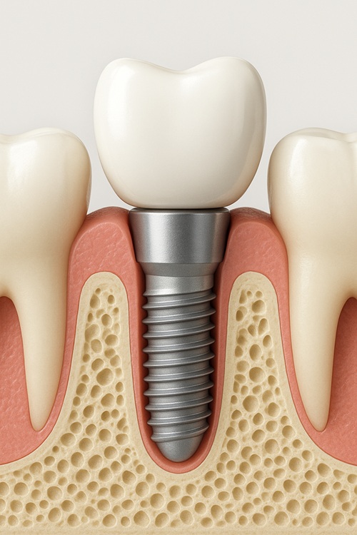 zirconiu coroană implant dentar
