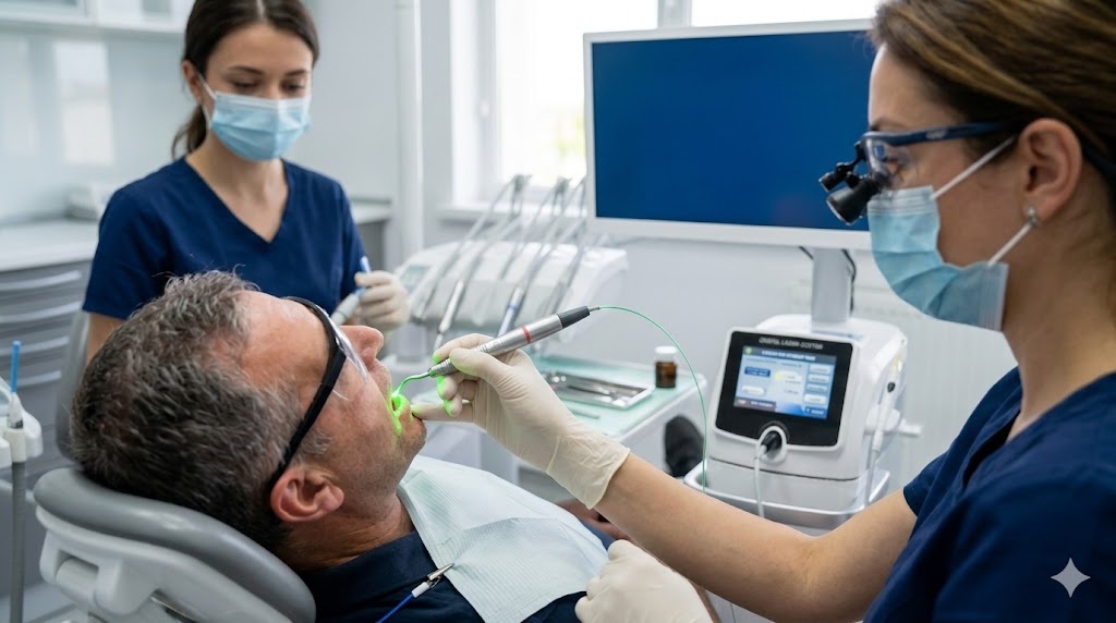 tratament laser parodontoza